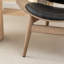 Chaise d'appoint en similicuir Arrielle