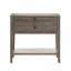 Table de chevet de chambre à coucher avec tiroir à queue d'aronde française, plateau coulissant, rangement ouvert et patins de plancher-320421901