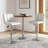 Flavienne Swivel Bar Stools Set Of 2 With Heavy-Duty Metal Base & Footrest Back-1555188977-1555188989