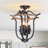 4-light Farmhouse Semi Flush Mount-703448975