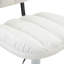 Ensemble de 2 tabourets de bar à hauteur ajustable, revêtement en similicuir blanc avec base et repose-pieds chromés, tabourets de confort modernes pour îlot de cuisine, bar personnel et salon-1457240207-1457240204