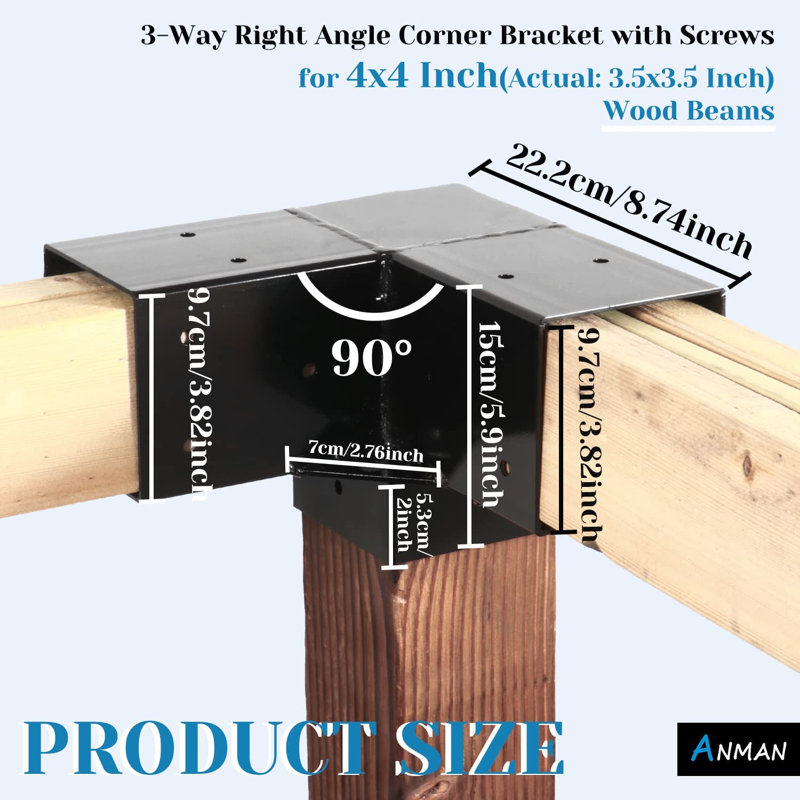 Anman Black Metal Hardware