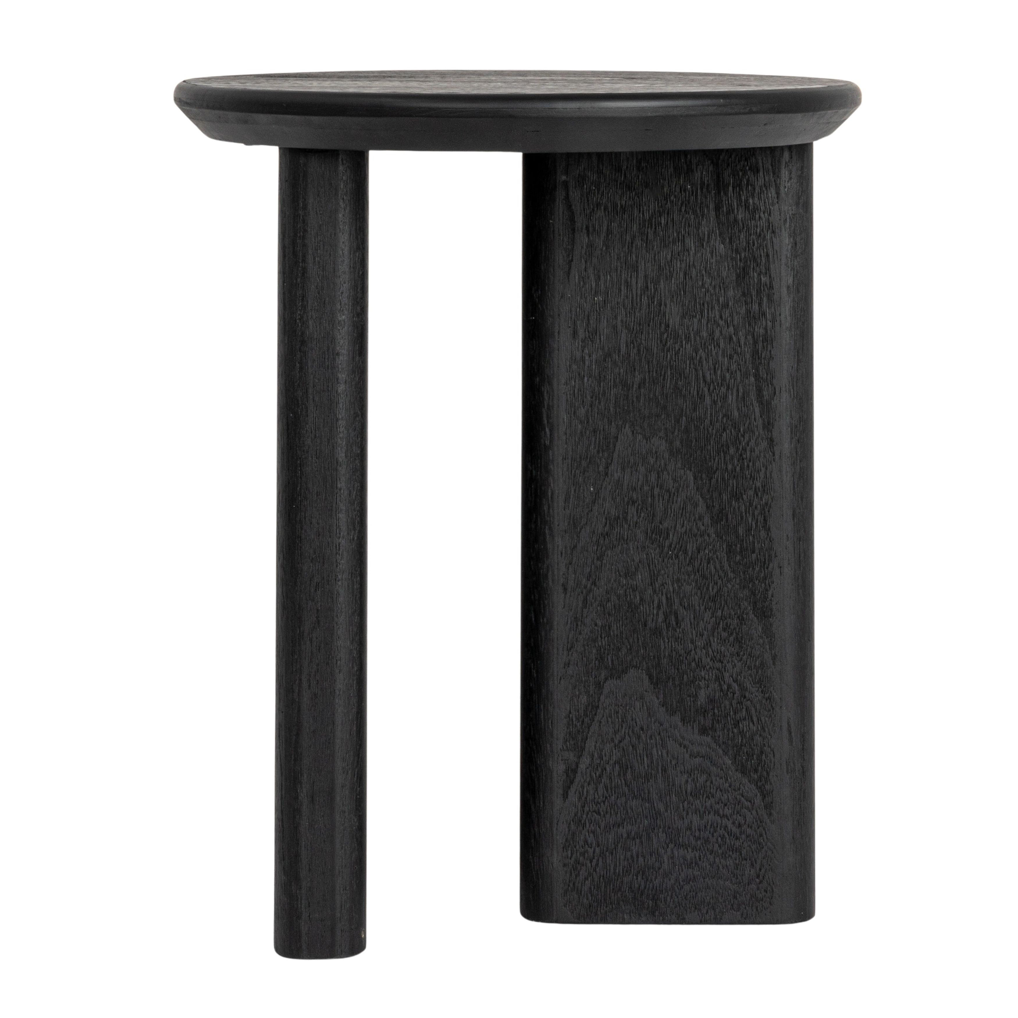 Wrought Studio™ Lorilynn Asymmetrical Firwood Round End Table & Reviews ...