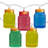 10-Count Multi-Colour Mini Mason Jar Novelty String Light Set 7.5ft White Wire