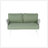 Mariano Steel Loveseat And Table Set, Durable And Stylish For Outdoor Relaxation In Off White And Green-680987694