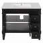 Meuble-lavabo 36 po avec lavabo en céramique, tablettes réglables-1865896014
