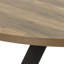 Anacarolina Extendable Round Metal Base Dining Table