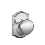 Plymouth Knob with Camelot Trim Non-Turning Lock