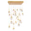 Quest 25 Light Crystal LED Multi-Light Pendant-1774479686