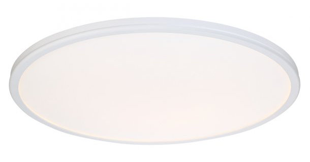 Stanwyck 1 - Light LED Flush Mount, 2700K, White, 0.88" H x 22" W x 22" D