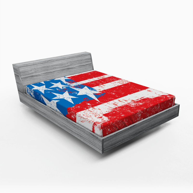 Microfiber Striped Fitted Sheet, Full Fitted Sheet