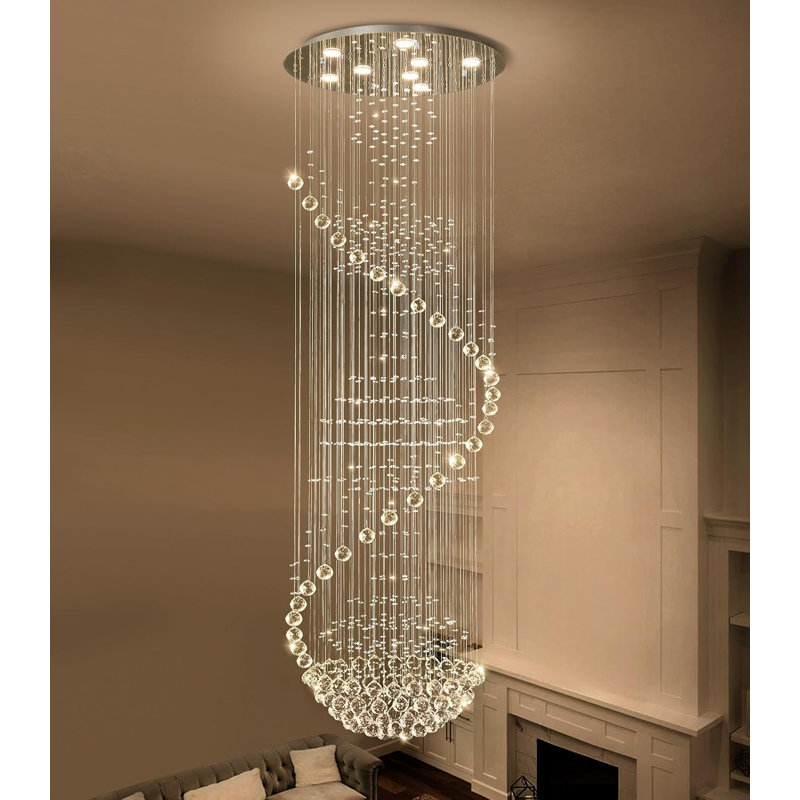 Lustre en cristal moderne Glam