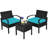 Pendrick 2 - Person Patio Conversation Set with Cushions-1720695336