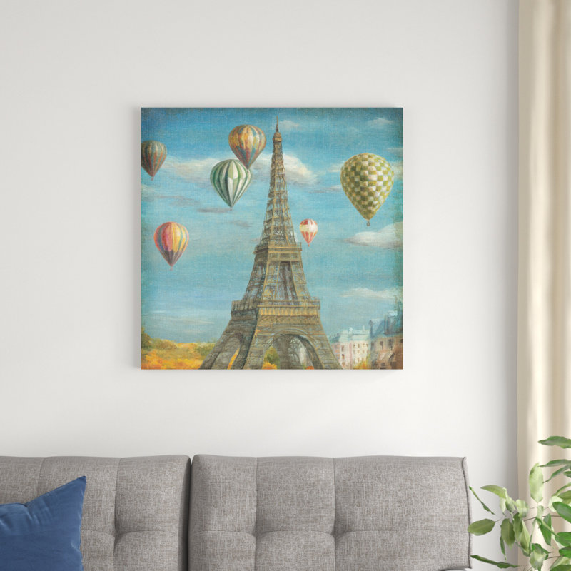 Balloon Festival by Danhui Nai - Wrapped Canvas Painting, 30" H x 30" W x 1.25" D
