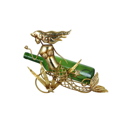 Tabletop Wine Bottle Rack in Gold