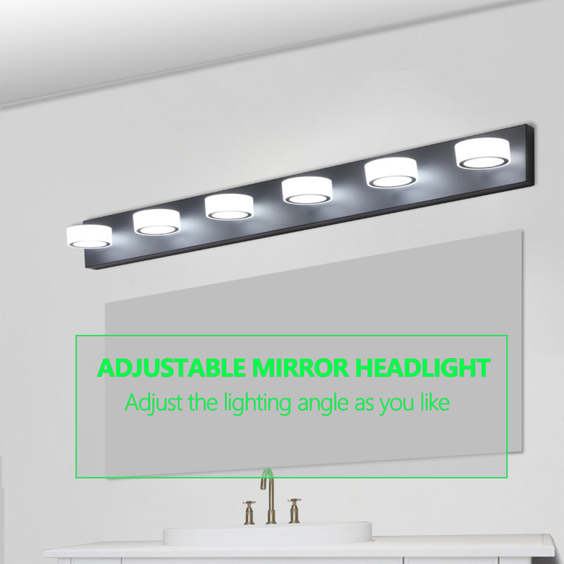 Waucoba 6 - Light LED Bath Bar