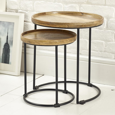 Angeville Tray Top Frame Nesting Tables
