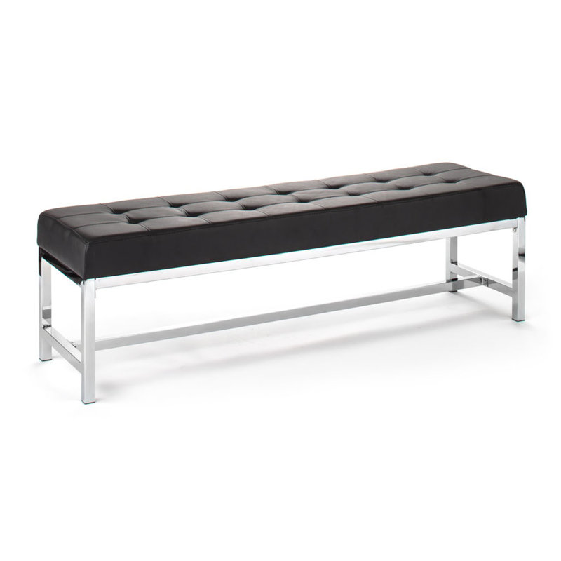 Mireya Faux Leather Upholstered Bench