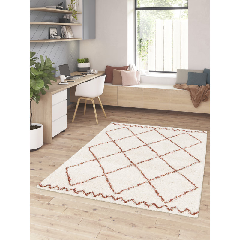 Tilly-Mae Moroccan Shag Area Rug, Rectangle 120 x 170cm