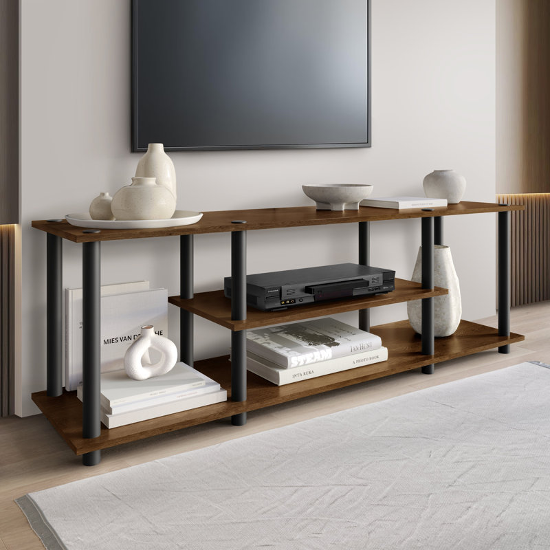 Meuble télé 3 niveaux Easy Twist, Brun