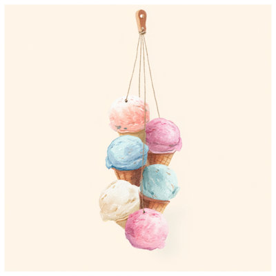 Coussins décoratifs Stacked Ice Cream