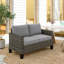 128cm Wide Straight Patio Sofa with Cushions-199046138-199046137