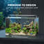 Fish Tank with Protective Base Mat-132007623