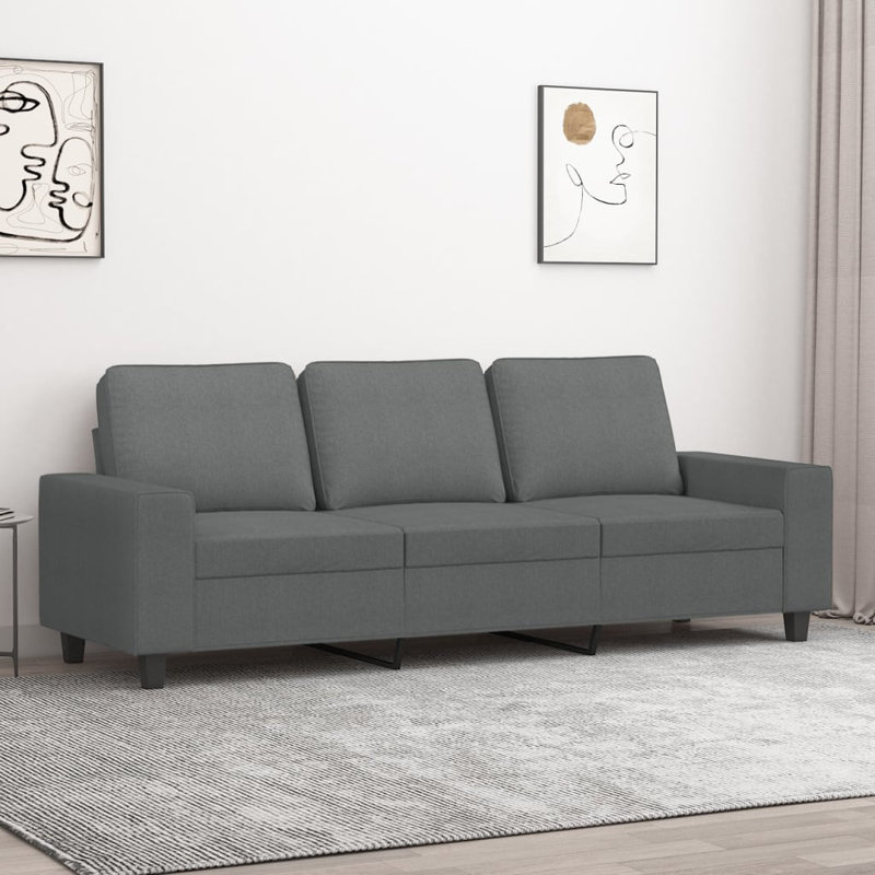 Canapé Aerie, Polyester 100 % gris foncé, H 31,5 po x l 84,3 po x P 30,3 po