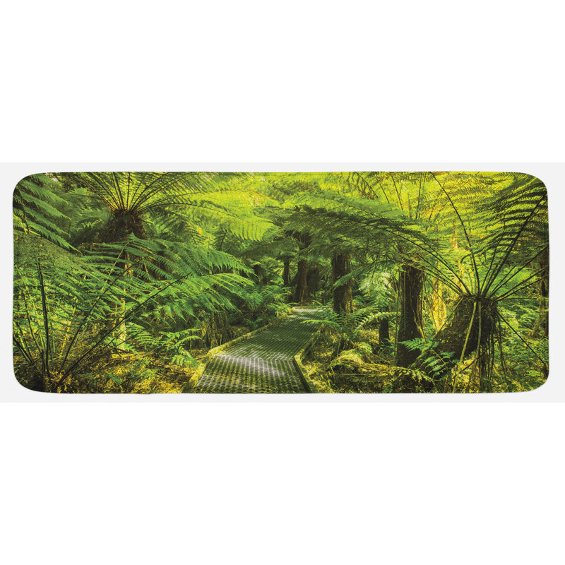 Tapis de cuisine rainforest