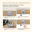 Matelas gonflable simple matelas de camping matelas gonflable durable, pompe électrique, housse de matelas à plateau lisse, matelas gonflable portable pour tente, maison, voyage et invités
