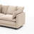 Coffee Color  3-Seat Combo Sofa With Storage Ottoman For Living Room Apartment Bedroom And Compact Room, Upholstered Sectional Couch, L Shaped Bench With A Footrestco-1507760017