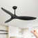 56" Ceiling Fan With Remote Control, 2 Downrods For Indoor Ceiling Fan With Remote, Reversible Noiseless Motor, 3 ABS Blades
