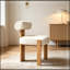 Chaise d'appoint rembourrée avec structure en métal-133488490