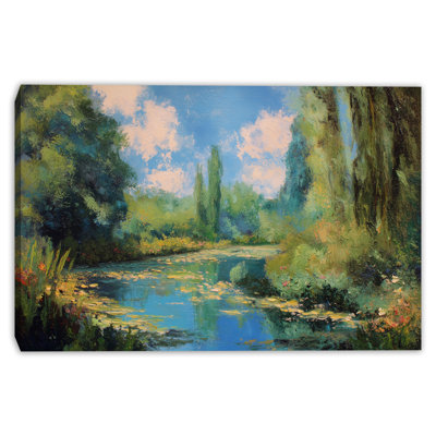 Art mural sur toile Riverbend Meadow