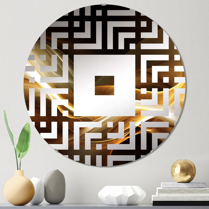 Guilden - Miroir mural carré, 23,6 po x 23,6 po