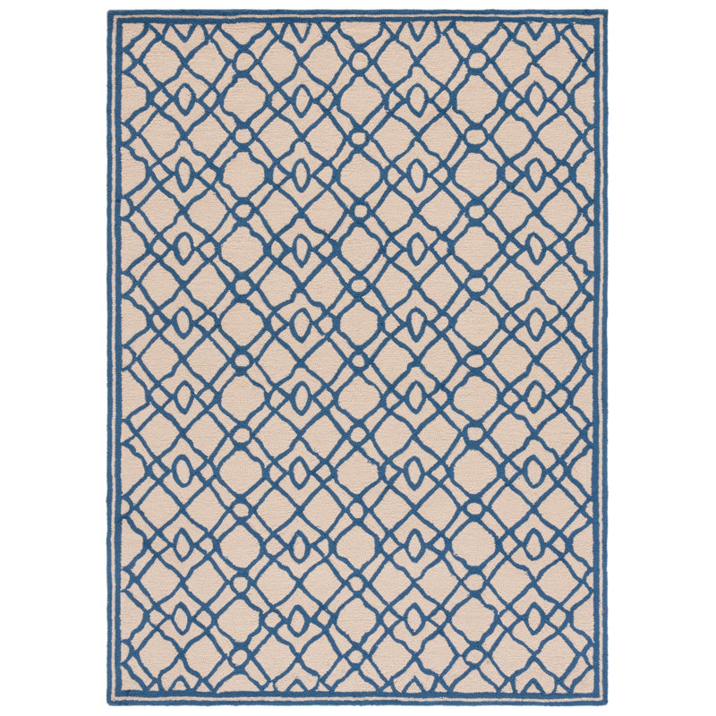 Childers Hand Hooked Performance Southwestern Rug, Rectangle 5' x 7'