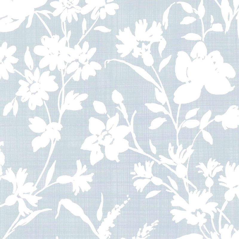 Papier peint Laura Ashley Rye Dove, Bleu