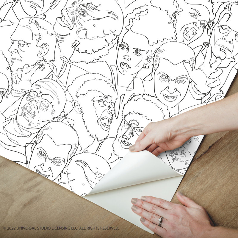 Papier peint adhésif Universal Monsters par RoomMates