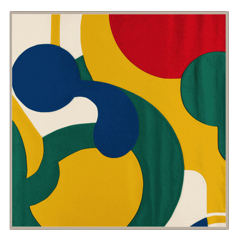 Breezy Orbit Rug, Square 3'