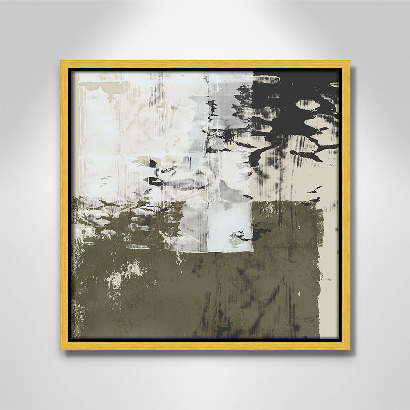 Reflections In Sage II - Square Version Print par Isabelle Z, Or, H 13,5 po x l 13,5 po