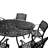Casler Traditional Mesh Lattice Dining Set-123417198