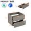 Base de meuble-lavabo flottant mural 24 po seulement, lavabo non inclus