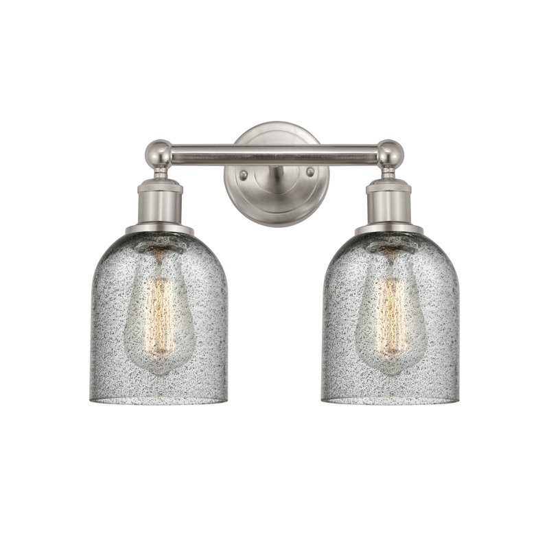 Reiko 2 - Light Dimmable Vanity Light, Charcoal, Brushed Satin Nickel