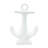 Wedemeyer Stoneware Ceramic Anchor Figurine - Stylish Nautical-Themed Decorative Object with Sleek Modern Design-1590562560-1512727799