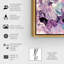 Amethyst Gardens - Peinture sur toile avec cadre flottant-55607411-55607409