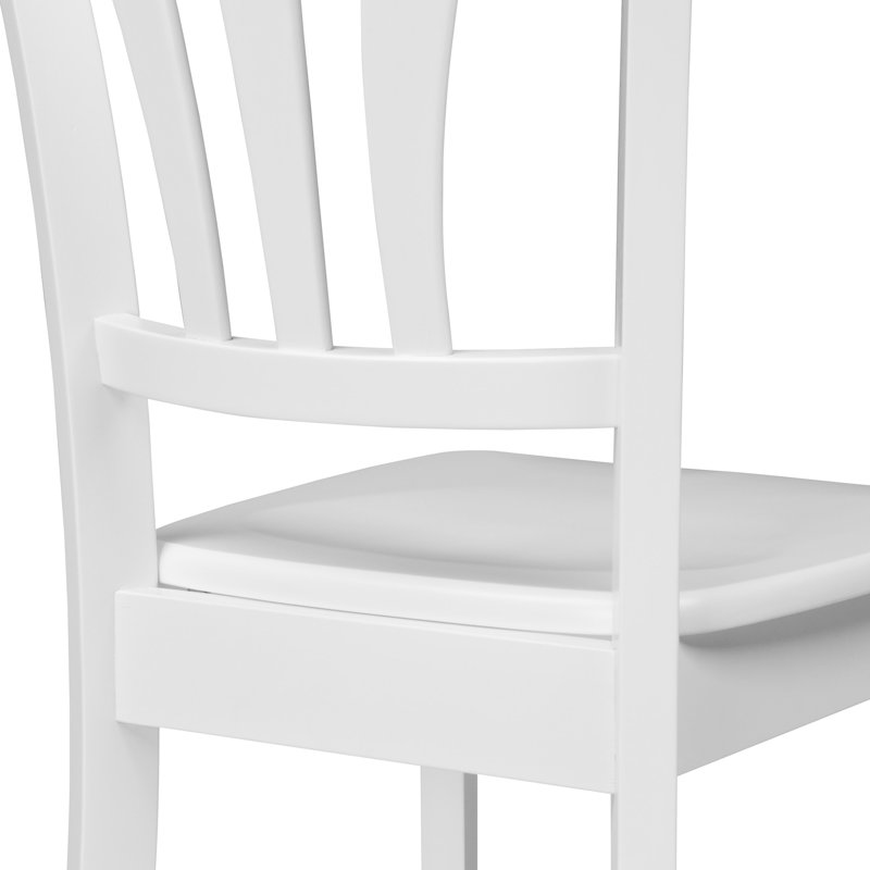 Pico 17.75'' H Solid Wood Side Chair, White