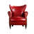 Similicuir rouge est en rupture de stock