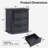 Modern Fluted Nightstand With Charging Station, 3 Drawer Wood Dresser, Curved End Table For Bedroom | Gift Idea-1077214948