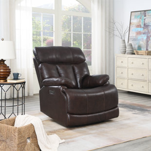 Genuine Leather Power Standard Recliner