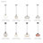 Averly 1 - Light Brushed Nickel Pendant